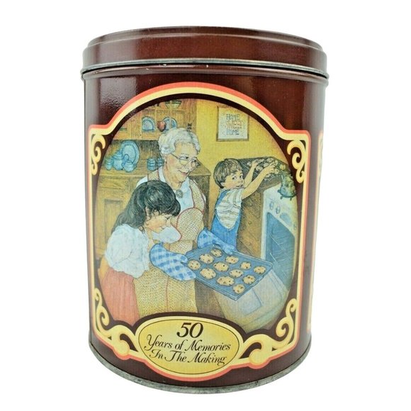 Nestle Toll House Morsels 50 Years of Memories Decorative Tin 1939 to 1989 - Picture 2 of 6